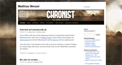 Desktop Screenshot of matthias-wenzel.net